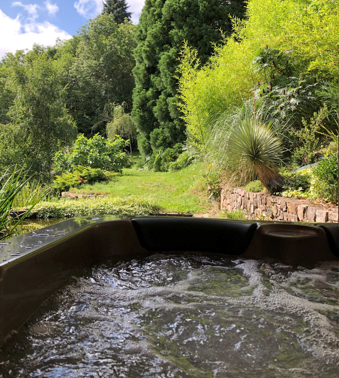 Jacuzzi du spa privatisé Cnaturel
